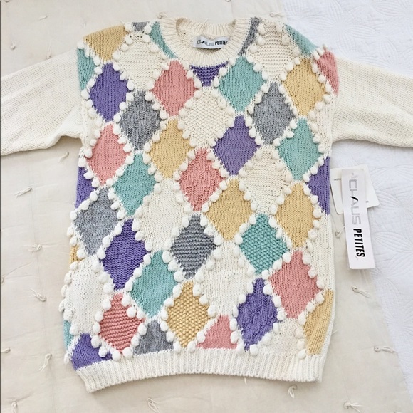 Chaus Sweaters - Vintage Misha & Puff Style Bobble Knit Sweater